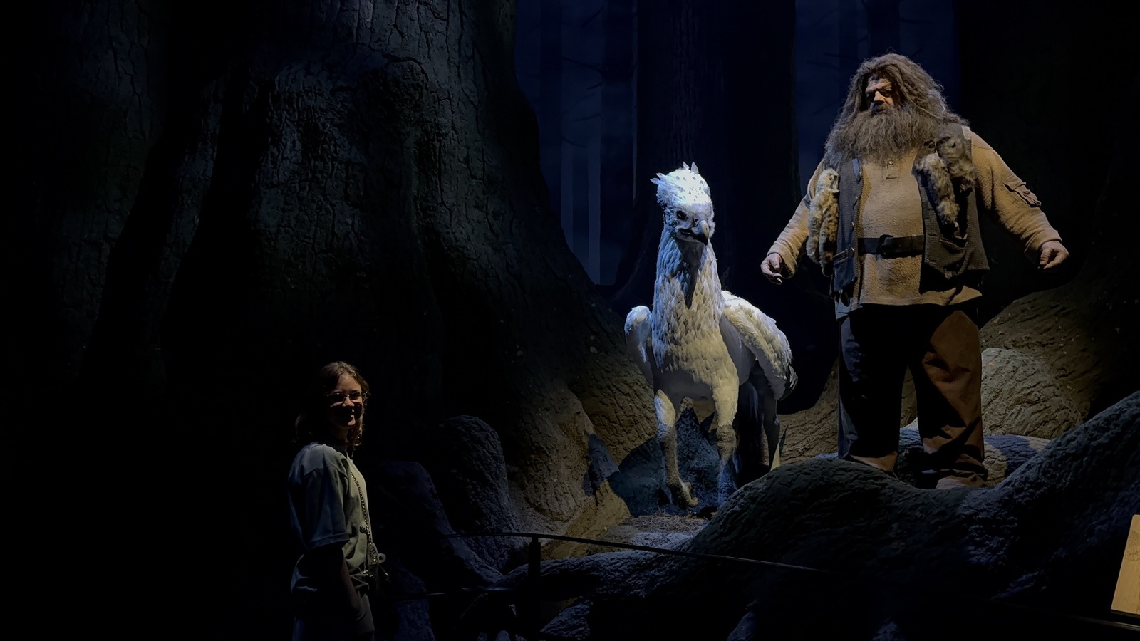 А если поклониться гипогрифу, то он кланяется в ответ, прикиньте!