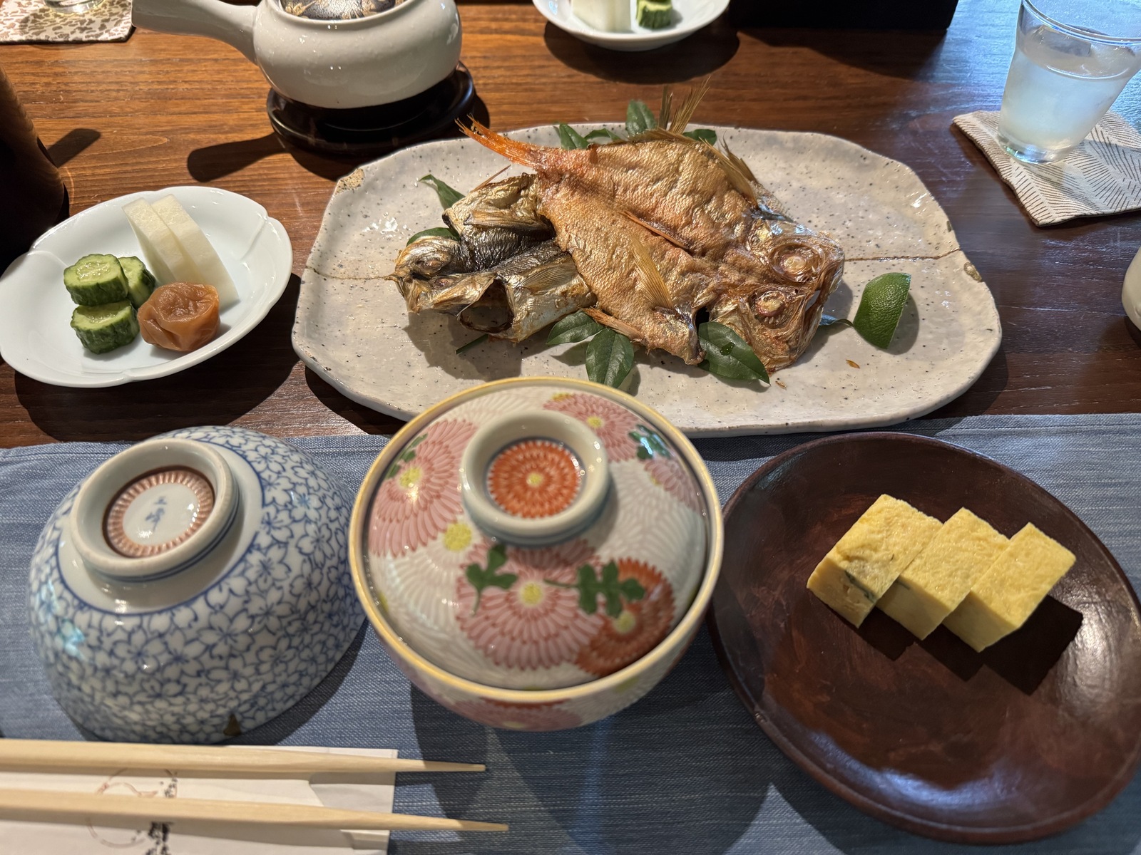 Второй кайсеки-завтрак